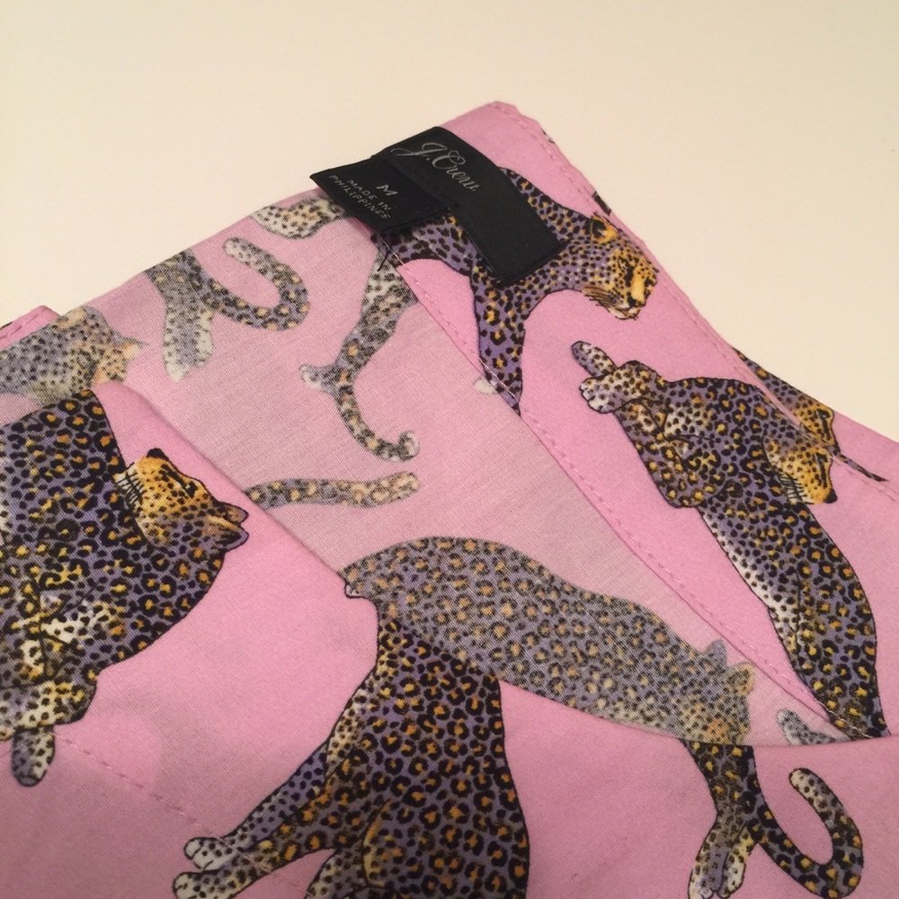 JCREW LEOPARD TOP SZ M - Picture 6 of 9